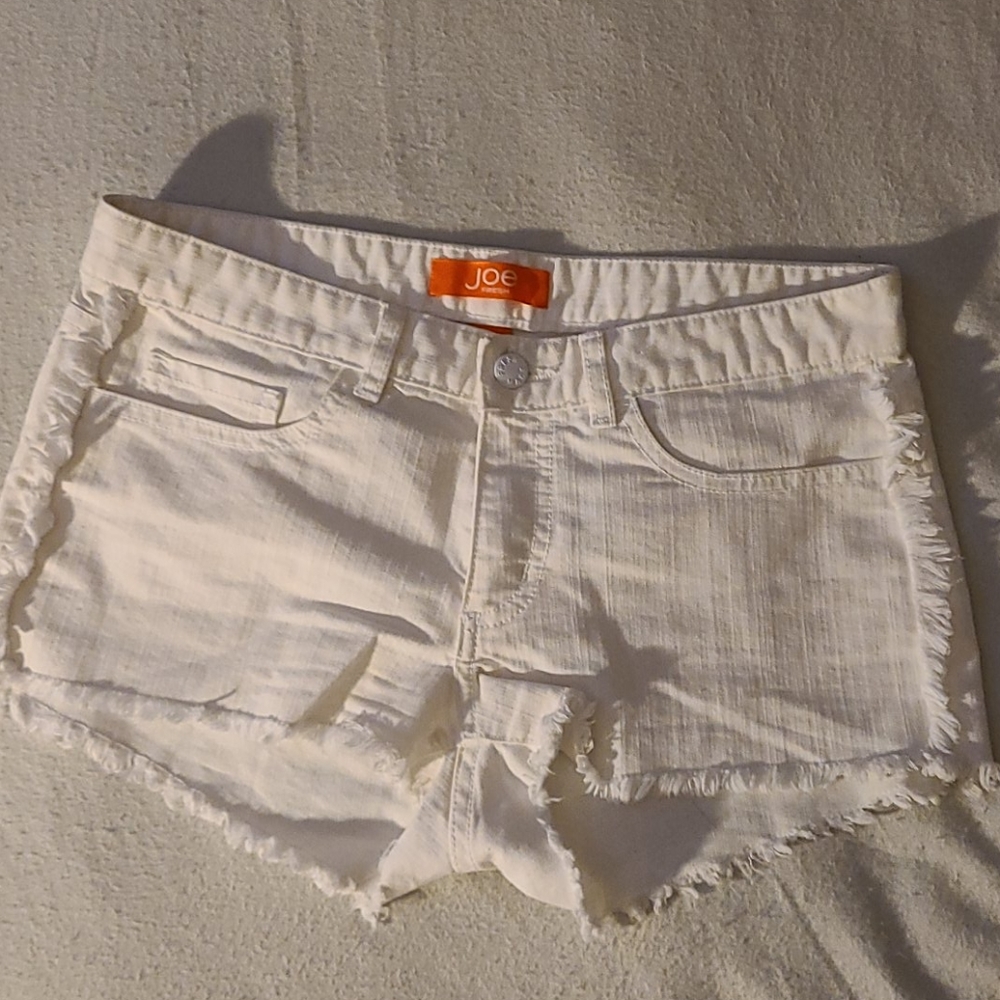 Joe Fresh white denim shorts